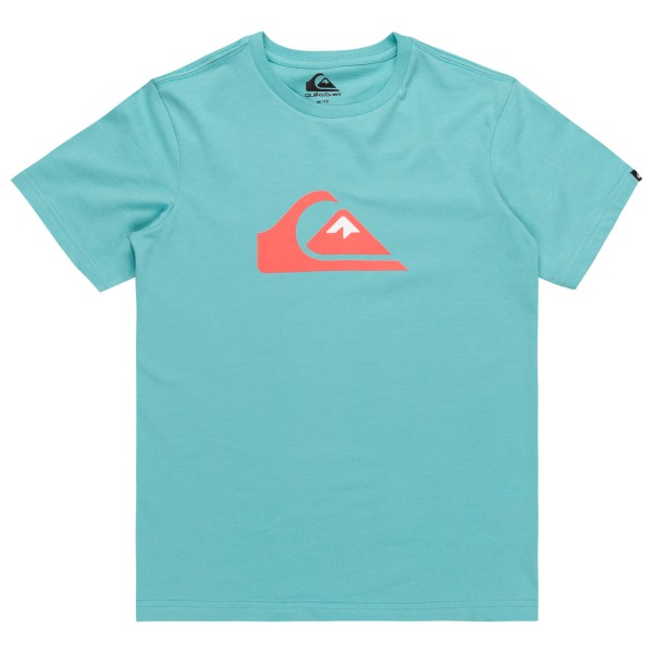 Quiksilver - Kid's Comp Logo S/S - T-Shirt Gr 10;12;14;16;8 blau;türkis;weiß von Quiksilver