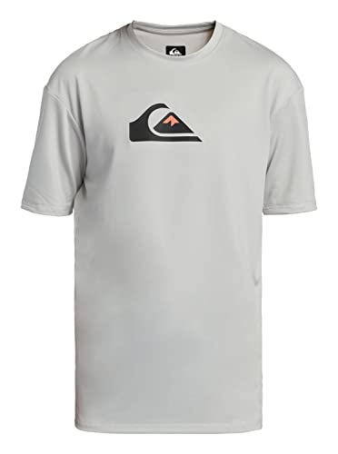 Quiksilver Solid Streak - Kurzärmliges Surf-T-Shirt mit UPF 50 für Jungen 8-16 Grau von Quiksilver