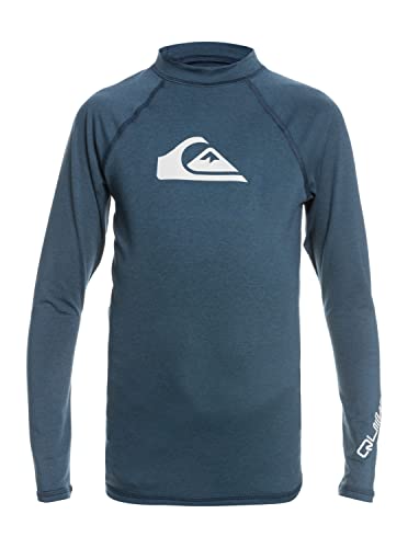 Quiksilver All Time - Langärmliger Rashguard mit UPF 50 für Jungen 8-16 Blau von Quiksilver