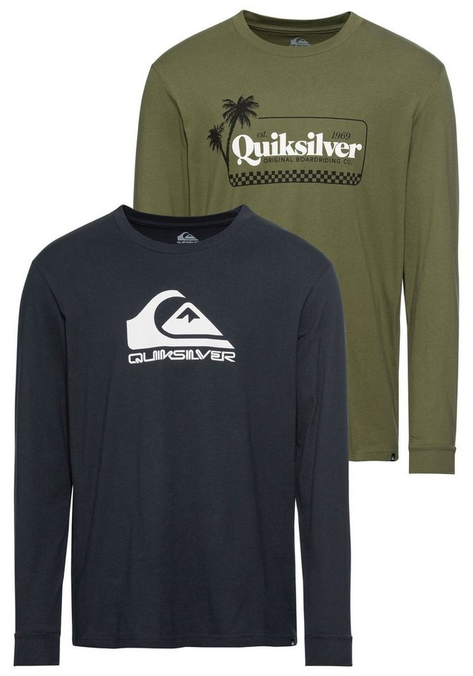 Quiksilver Langarmshirt (Packung, 2-tlg., 2er-Pack) von Quiksilver