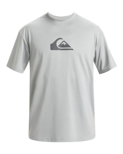 Quiksilver Everyday Surf - Kurzärmliges Surf-T-Shirt mit UPF 50 für Männer Grau von Quiksilver