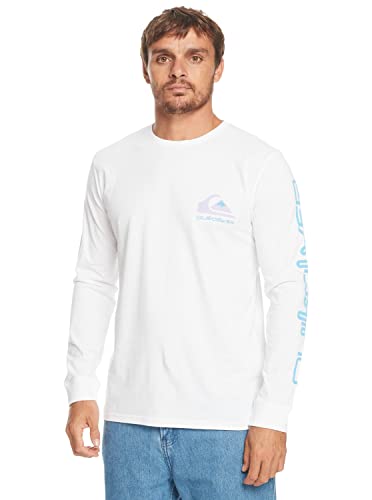 Quiksilver Omni Logo - Longsleeve für Männer Weiß von Quiksilver