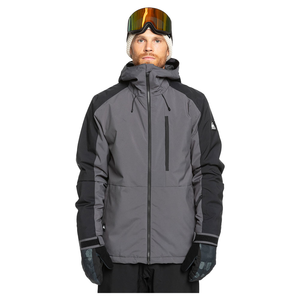 Quiksilver Mission Block Jacket Grau M Mann Quiksilver Mission Block Jacket Grau M Mann von Quiksilver