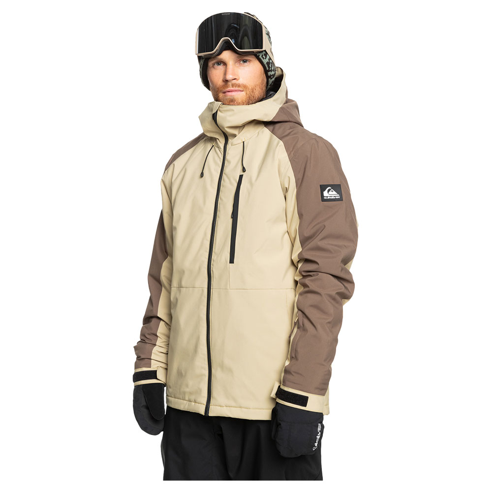 Quiksilver Mission Block Jacket Beige M Mann Quiksilver Mission Block Jacket Beige M Mann von Quiksilver