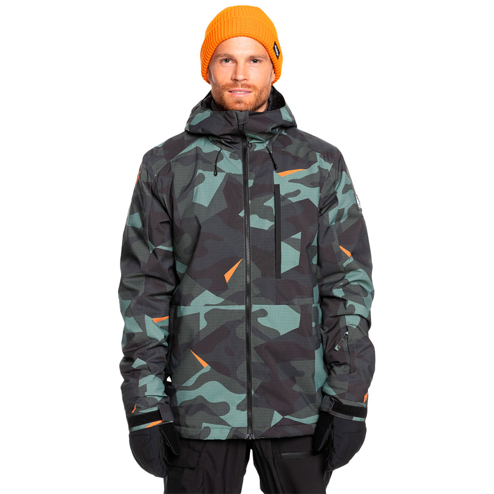Quiksilver Mission Printed Jacket Grau S Mann Quiksilver Mission Printed Jacket Grau S Mann von Quiksilver