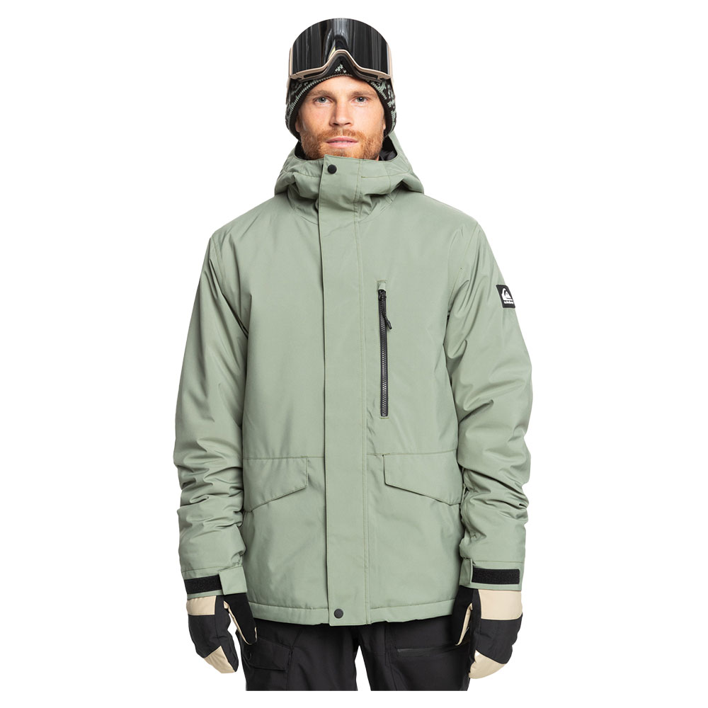 Quiksilver Mission Solid Jacket Grün S Mann von Quiksilver