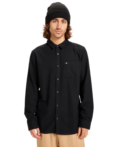 Quiksilver Motherfly Solid LS Shirt, Schwarz, Größe XS von Quiksilver