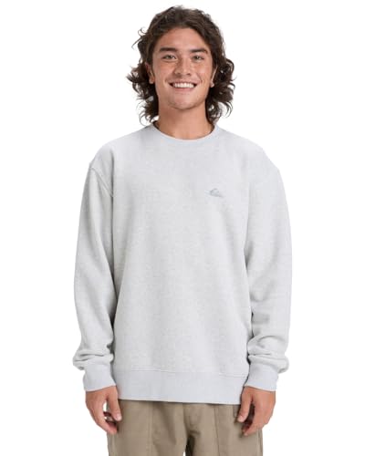 Quiksilver Salt Water Crew Fleecepullover, Grau, S von Quiksilver