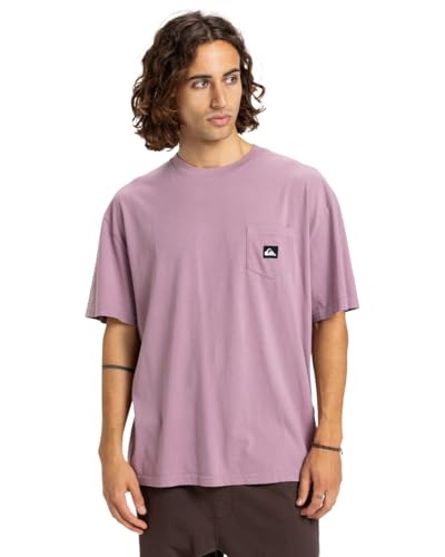 Quiksilver Salt Water Pocket T-Shirt, Kurzarm, Violett, Größe XS von Quiksilver