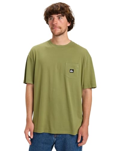 Quiksilver Salt Water Pocket T-Shirt, kurzärmlig, Grün, XXL von Quiksilver