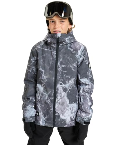 Quiksilver Snow Mission Bedruckte Jacke, Schwarz, 4-5Y von Quiksilver