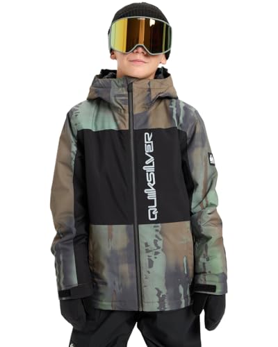 Quiksilver Snow Side Hit Block Jacket Jacke, Grün, 16 von Quiksilver