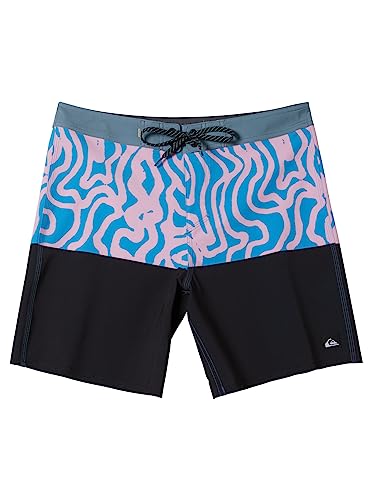 Quiksilver - Surfsilk Straight Leg 18" Boardshort für Männer - Crown Blue - 30W Quiksilver - Surfsilk Straight Leg 18" Boardshort für Männer - Crown Blue - 30W von Quiksilver