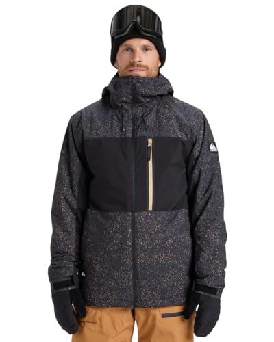 Quiksilver Sycamore Snow Jacke, Bedruckt, Schwarz, XS von Quiksilver