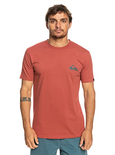 Quiksilver MW Mini Logo - T-Shirt für Männer Rosa von Quiksilver