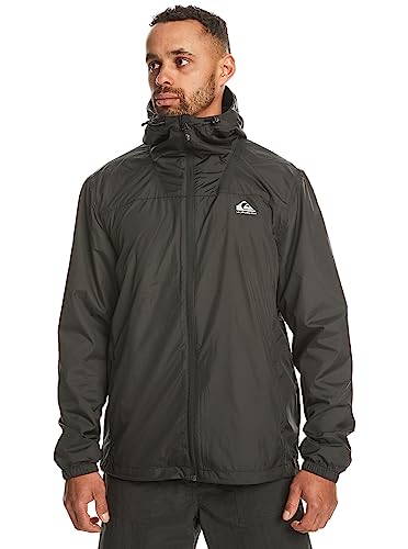 Quiksilver Overcast - Windbreaker-Jacke mit Kapuze für Männer Schwarz von Quiksilver