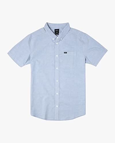 RVCA That'll Do Stretch - Kurzärmliges Hemd für Männer Blau RVCA That'll Do Stretch - Kurzärmliges Hemd für Männer Blau von RVCA