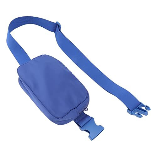 Qukaim Bauchtasche für Oberschenkel, Beintasche, PU-Leder, wasserdicht, große Kapazität, verstellbare tragbare Hüfttasche für Outdoor-Wandern, Einkaufen, Sport, Schwarz und Blau von Qukaim