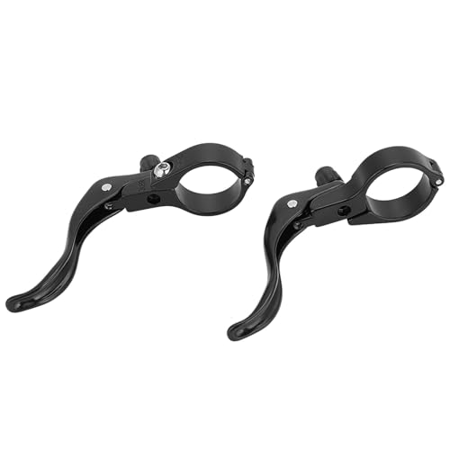 Qukaim Bremshebel, leichte Aluminiumlegierung, Rennrad-Bremshebel-Set, 31,8 mm, schwarz, Fahrradbremshebel-Zubehör, 1 Paar von Qukaim