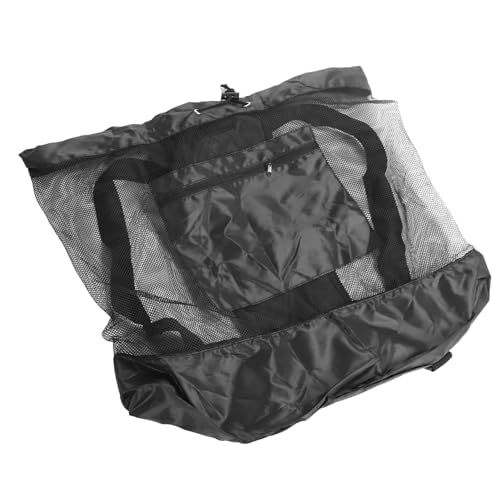 Qukaim Fußballnetztasche Große Kapazität Ball Mesh Tasche Kordelzug Aufbewahrungstasche für Fußball Basketball Volleyball Ochsentuch Halten 10 Größe 4 Bälle L von Qukaim