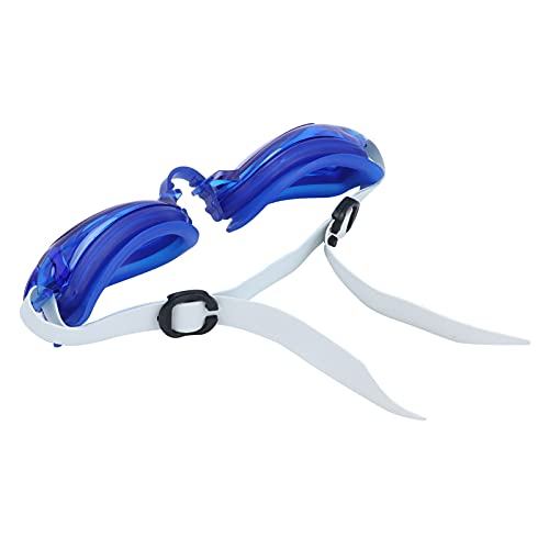 Qukaim Kinder-Schwimmbrille, Blau, Silikondichtung, verstellbares Kopfband, ergonomischer Nasensteg, für Kinder von Qukaim
