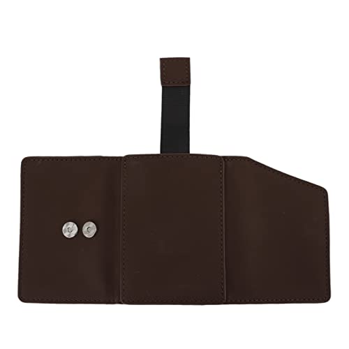 Qukaim Leder Trifold Wallet Slim Minimalistische Geldbörse Leder Kreditkartenetui Münzgeldbörse Tragbare Multifunktion Kartenhalter Brieftasche für Damen und Herren Braun von Qukaim