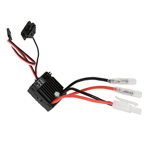 Qukaim RC Accory 2-3S 60A Wasserdichte Bürste ESC, 6V/3A Elektronischer Geschwindigkeitsregler für 1/10 RC Auto, Kunststoff RC Zubehör, Kompaktes Design Qukaim RC Accory 2-3S 60A Wasserdichte Bürste ESC, 6V/3A Elektronischer Geschwindigkeitsregler für 1/10 RC Auto, Kunststoff RC Zubehör, Kompaktes Design von Qukaim