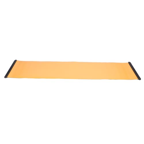 Qukaim Slide Board für Workout, Workout, Gleitbrett, Übungsgerät, Slide Board mit Endstopper, Indoor Outdoor Fitness, Speed Balance Training, Orange Basic Style, 2 m von Qukaim