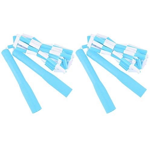 Qukaim Verstellbares Seilspringen, verstellbares PVC-Seil, 2 Stück, bunte Springseile mit Gelenken für Kinder und Erwachsene, Kindergarten-Fitnesszubehör, Blau von Qukaim