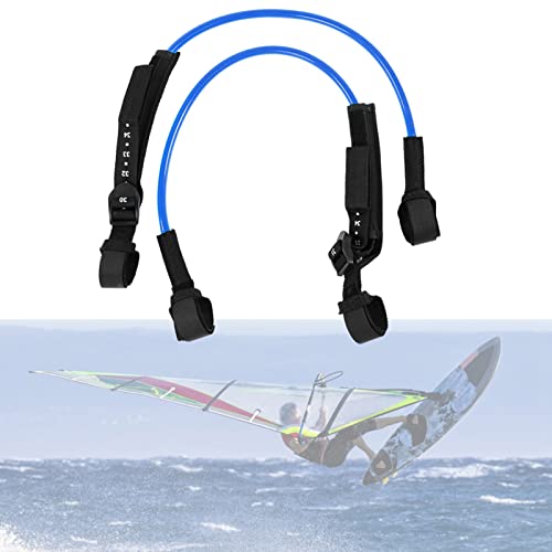 Qukaim Windsurf-Geschirr, verstellbar, 71,1 - 86,4 cm, Schwarz, Surfbrett-Leine zum Surfen, Design von Qukaim