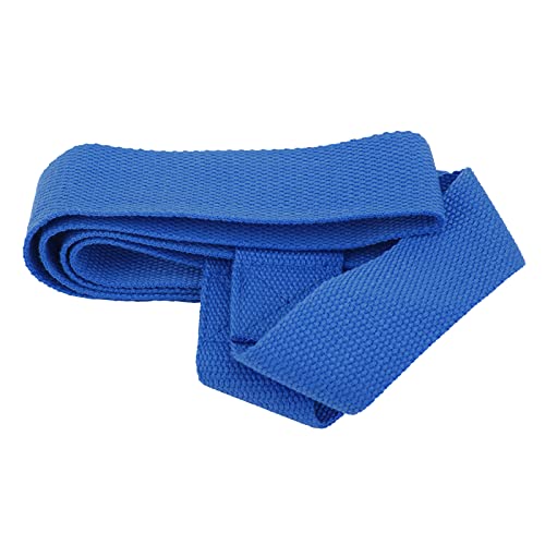 Qukaim Yogamatten-Gurt, tragbar, verstellbar, weicher Stretch-Gürtel zum Tragen, multifunktionaler Yogamatten-Gurt, leichtes Aufbewahrungsseil, blau von Qukaim