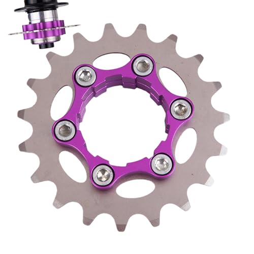 Qumiuu Fahrrad-Hinterradpedal, Fahrrad-Ersatzteil - Robustes Fahrradschwungrad - Reibungslose Rotation, hochpräzise Ersatz-Zubehörkassetten und Freiläufe für den Radsport von Qumiuu