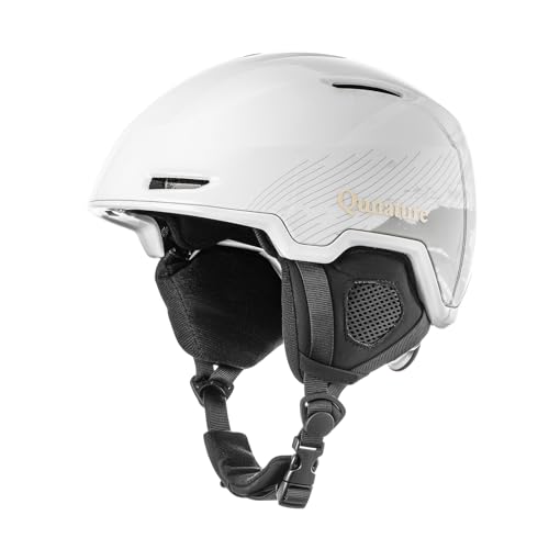 Qunature Skihelm mit Schutzfutter and Ohrenschützer für Damen und Herren Einstellbares Belüftungssystem Ski Helm für Outdoor Ski & Snowboard, Schneelandschaft S/M/L Qunature Skihelm mit Schutzfutter and Ohrenschützer für Damen und Herren Einstellbares Belüftungssystem Ski Helm für Outdoor Ski & Snowboard, Schneelandschaft S/M/L von Qunature