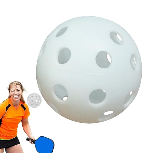 Qurygin -Bälle, Outdoor-,Racketball Ball Pickle Ball | 40-Loch-Paddel-Picklebälle, Outdoor-Picklebälle, TPE-Bälle mit hoher Sprungkraft für Trainingsturniere von Qurygin