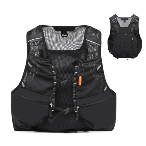 Qurygin Hydration Chest Pack - Minimalistische Laufweste, Sport-Brusttasche mit integrierter Handyhalterung für Workout, Laufen, Radfahren von Qurygin