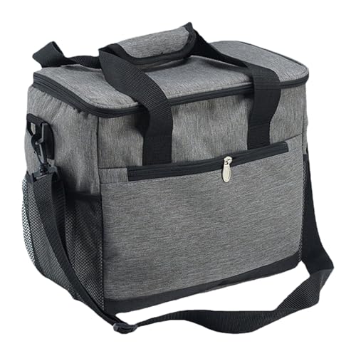 Qurygin Isolierte Picknicktasche,Isolierte Thermotaschen,Tragbare Camping-Einkaufstüten - Camping-Einkaufstüten, auslaufsichere Reise-Kühltasche für Outdoor-Reisecamping von Qurygin