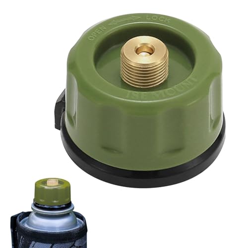 Qurygin Kanisteradapter, Outdoor-Kocher-Konverter | Konvertierungsanschluss für Campingkocher - Campingkocher-Adapter, Tank-Adapter-Konverter, Kanister-Konverter für Camping-Outdoor-Rucksack von Qurygin