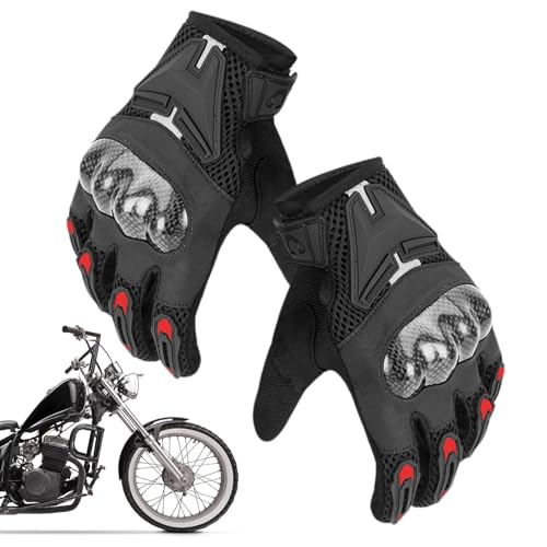 Qurygin Motorradhandschuhe,Handschuhe Motorrad - Fahrradhandschuhe | Touchscreen-Handschuhe, Reithandschuhe, Dirtbike-Handschuhe, Anti-Rutsch-Handschuhe von Qurygin