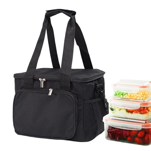 Qurygin Outdoor-Kühltasche, große Lunchbox - Mit Schultergurt Extra große Kühltasche,Zusammenklappbare, auslaufsichere, tragbare Kühlboxen, tragbare Kühlboxen, Mini-Kühlschrank, Tasche für von Qurygin