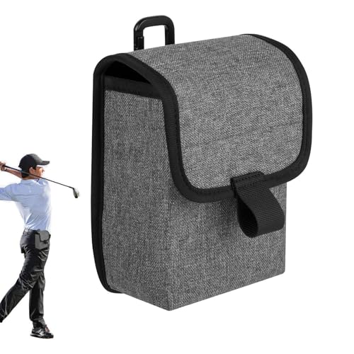 Qutalmi Golf-Entfernungsmesser-Tasche,Golf-Entfernungsmesser-Tragetasche - Hüfttasche | Tragbare stoßfeste Schutztasche für Golfzubehör für Entfernungsmesser von Qutalmi
