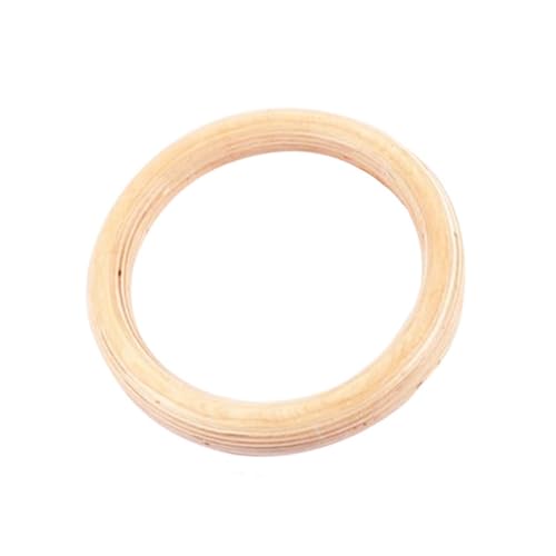 Quzente Fitness Ringe, Gymnastik Trainingsring 28 Mm 32 Mm Holz Sporttraining Wettkampf Birkenringe Für Männer Wowen Krafttraining Training, Klimmzüge Gymnastikringe von Quzente