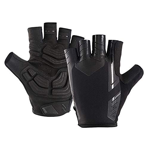 Qweradr Fahrrad Handschuhe Halb Finger Fahrrad Handschuhe Anti Rutsch Gel Renn Rad Handschuhe Sport Handschuhe ZubehöR für MäNner Frauen XL von Qweradr