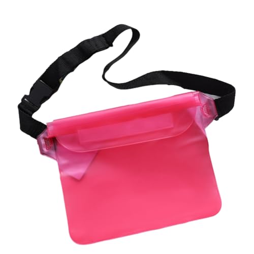 Qwertfeet Weinrote Handy-wasserdichte Tasche Crossbody Schwimmen Wasserdicht Outdoor Drifting Seal von Qwertfeet