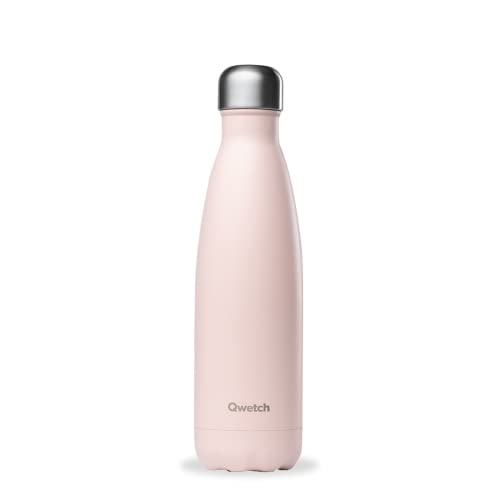 Qwetch - Trinkflasche Originals Edelstahl Isolierflasche 500ml Pastell Rosa - Thermosflasche 24h Kalt & 12h Heiß - Auslaufsicher, BPA-frei, Wiederverwendbar - Perfekt für Sport, Reisen, Büro & Wandern Qwetch - Trinkflasche Originals Edelstahl Isolierflasche 500ml Pastell Rosa - Thermosflasche 24h Kalt & 12h Heiß - Auslaufsicher, BPA-frei, Wiederverwendbar - Perfekt für Sport, Reisen, Büro & Wandern von QWETCH