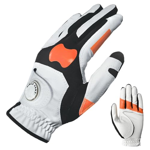 Qyljeiwred Herren-Golfhandschuhe, Linke Hand, Golfschläger-Positionierungshandschuhe, Griff-Trainer-Handschuhe für Linkshänder, Golfgriff-Korrekturhandschuhe Qyljeiwred Herren-Golfhandschuhe, Linke Hand, Golfschläger-Positionierungshandschuhe, Griff-Trainer-Handschuhe für Linkshänder, Golfgriff-Korrekturhandschuhe von Qyljeiwred