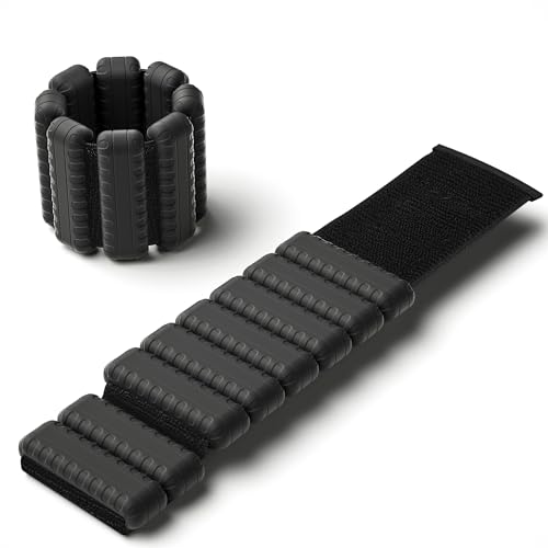 Knöchel- und Handgelenkgewichte, 2er-Set, 0,5 kg/0,9 kg, wasserdicht, tragbar, Fitness-Gewichte mit glatter Silikon-Oberfläche, hautfreundlich für Workout, Krafttraining, Yoga, Pilates, Walking, Knöchel- und Handgelenkgewichte, 2er-Set, 0,5 kg/0,9 kg, wasserdicht, tragbar, Fitness-Gewichte mit glatter Silikon-Oberfläche, hautfreundlich für Workout, Krafttraining, Yoga, Pilates, Walking, von Qyrglex