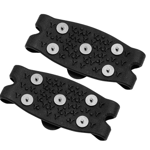 Ice Traction Cleats For Boots, Anti Slip Spikes For Snow And Ice, Winter Footwear Grippers, Snow Cleats For Hiking Fishing And Walking On Ice Traction Cleats For Snow And Ice, Anti-Slip Snow Grippers, von Qzdtue