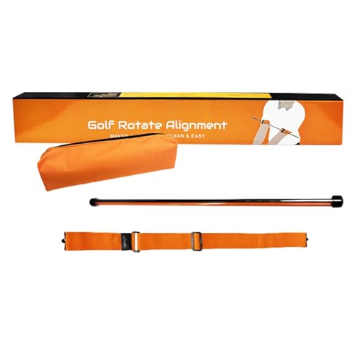 Qzdtue Golf Practice Alignment Tool, Golf Training Equipment, Portable Golf Trainer, Golf Alignment Stick Set, Golf Swing Aid Stick 60cm/23.62 Inches for all Skill Levels, Golf Training von Qzdtue