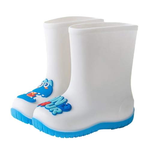 Qzeanxy Regenstiefel Design High-End Schöne Regenschuhe für Alle Jahreszeiten für Mädchen Jungen Bequeme wasserdichte Gummistiefelkinder Winddicht Stiefel Kleinkind Gummistiefel Leicht Kinder von Qzeanxy