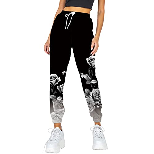 Qzeanxy Stoffhose Damen Elegant Kordelzug Yogahose Hohe Qualität Taschen Und Verstellbarem Kordelzug Leinenhose Mit Damen Jogginghose Sporthose Sommer Freizeithose Locker Und Bequem Trainingshose Mit von Qzeanxy